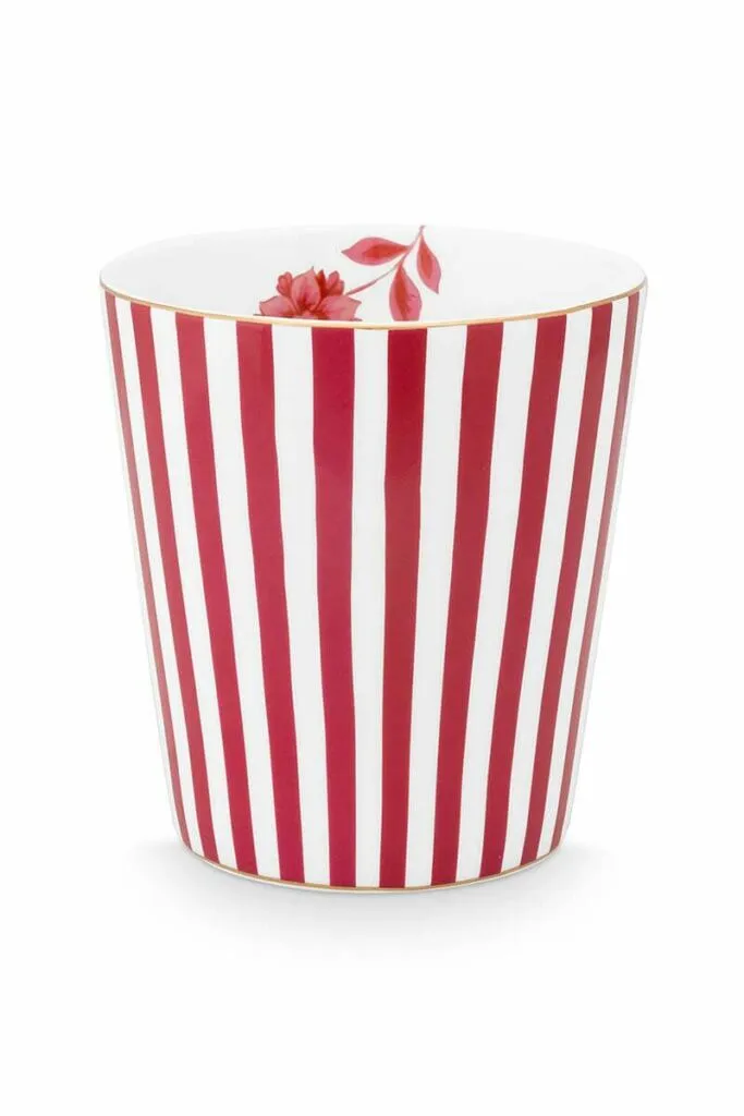 Taza Royal Stripes Rosa Oscuro «Pip Studio» - Imagen 2