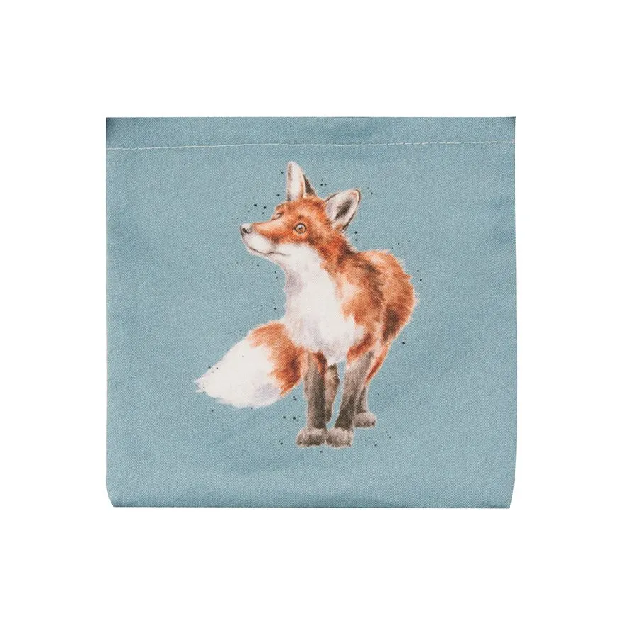 BOLSA SHOPPER PLEGABLE ZORRO ‘BRIGHT EYED AND BUSHY TAILED’ «WRENDALE» - Imagen 4
