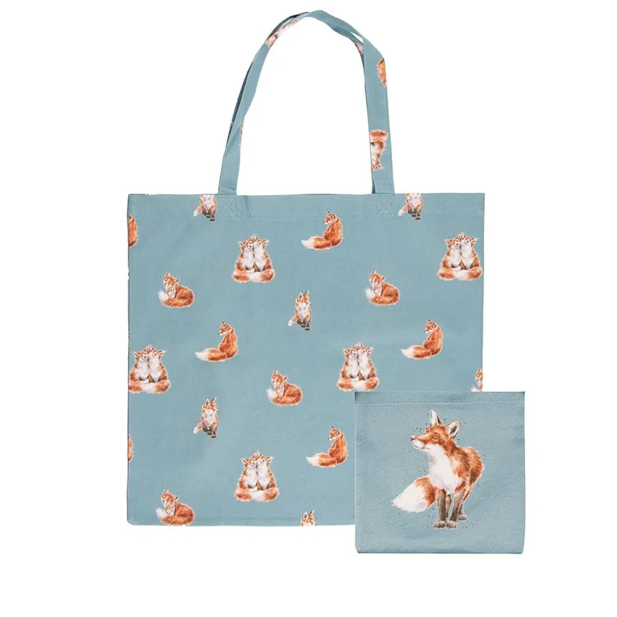 BOLSA SHOPPER PLEGABLE ZORRO ‘BRIGHT EYED AND BUSHY TAILED’ «WRENDALE»