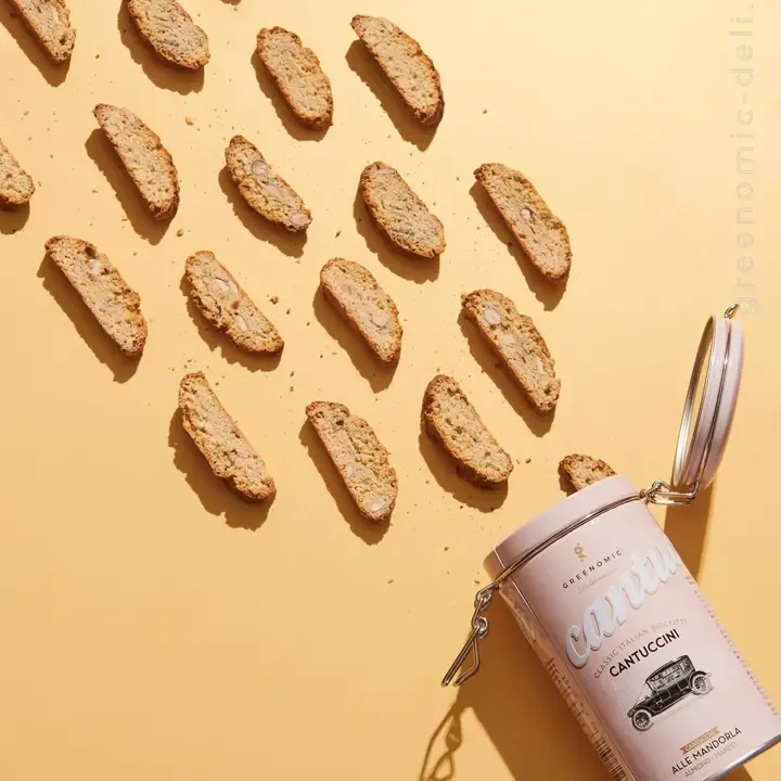 LATA CANTUCCINI AL CIOCCOLATO 180 G. «GREENOMIC DELICATESSEN» - Imagen 2