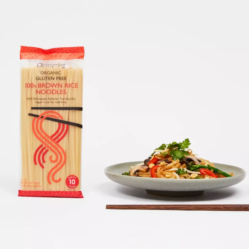Fideos de arroz integral 100 % orgánicos sin gluten «Clearspring» - Imagen 5