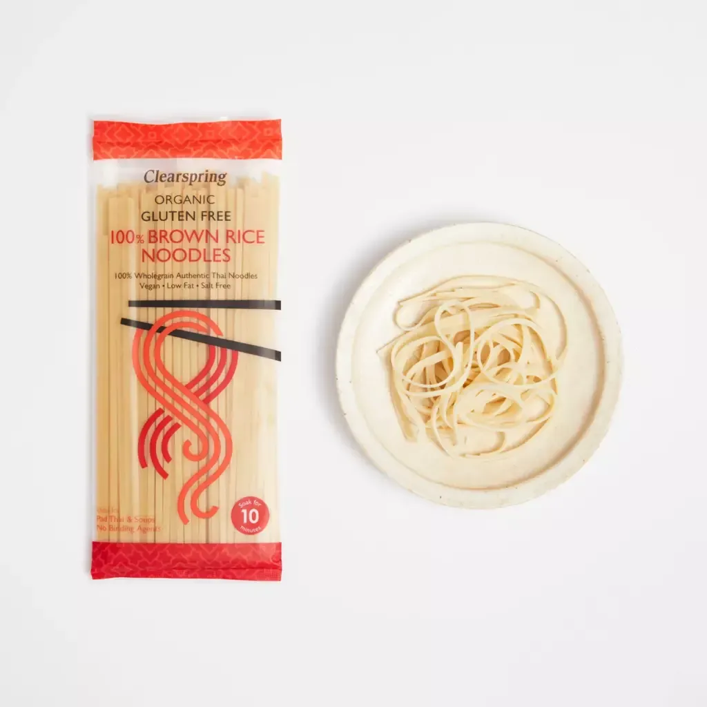 Fideos de arroz integral 100 % orgánicos sin gluten «Clearspring» - Imagen 4