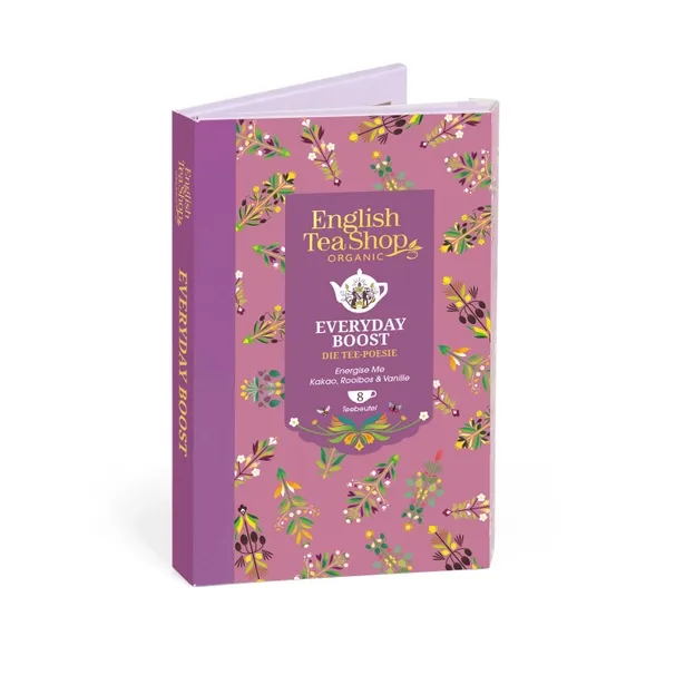 Poesía del Té «Everyday Boost», 8 bolsitas de té, BIO «ENGLISH TEA SHOP»