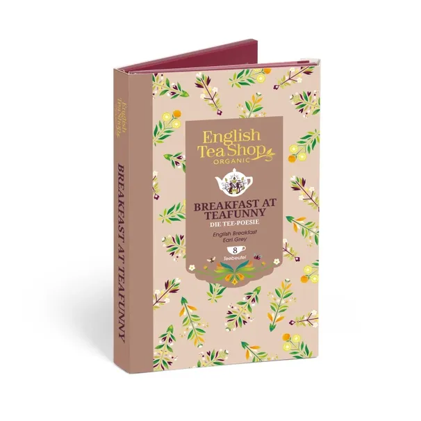 Poesía del Té «Desayuno en Teafunny», 8 bolsitas de té, BIO «ENGLISH TEA SHOP»