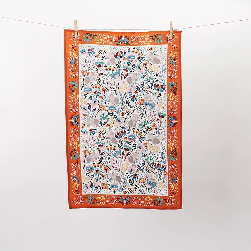 TEA TOWEL (PAÑO DE COCINA) 100 % ALGODÓN RATONES DE CAMPO «ULSTER WEAVERS» - Imagen 2