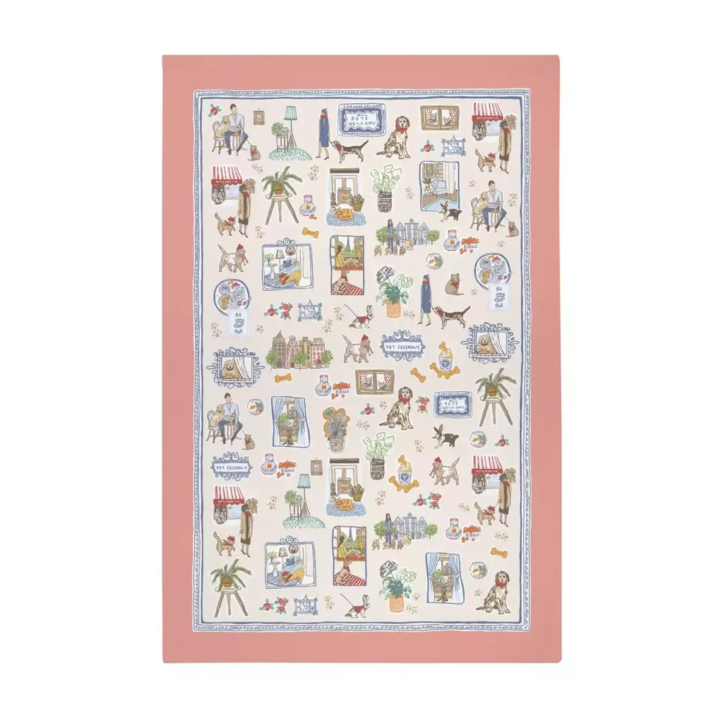 Paño de cocina de algodón Pets In the City -«Ulster Weavers» - Imagen 2