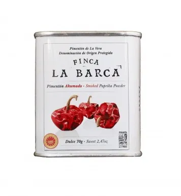 Pimentón dulce ahumado de La Vera «variedad Ñora 70 g»