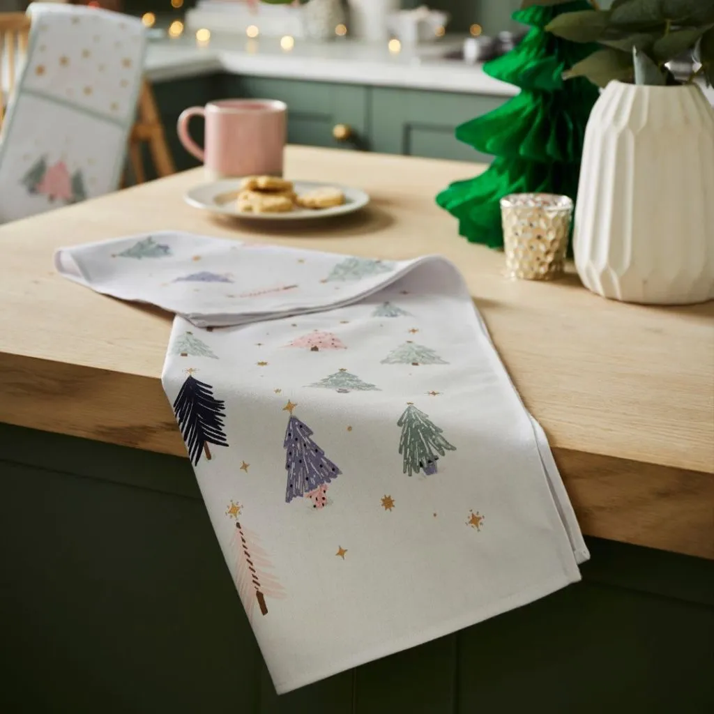 Paño de cocina-Tea Towel Frosty trees 100% algodón «Ulster Weavers» - Imagen 3