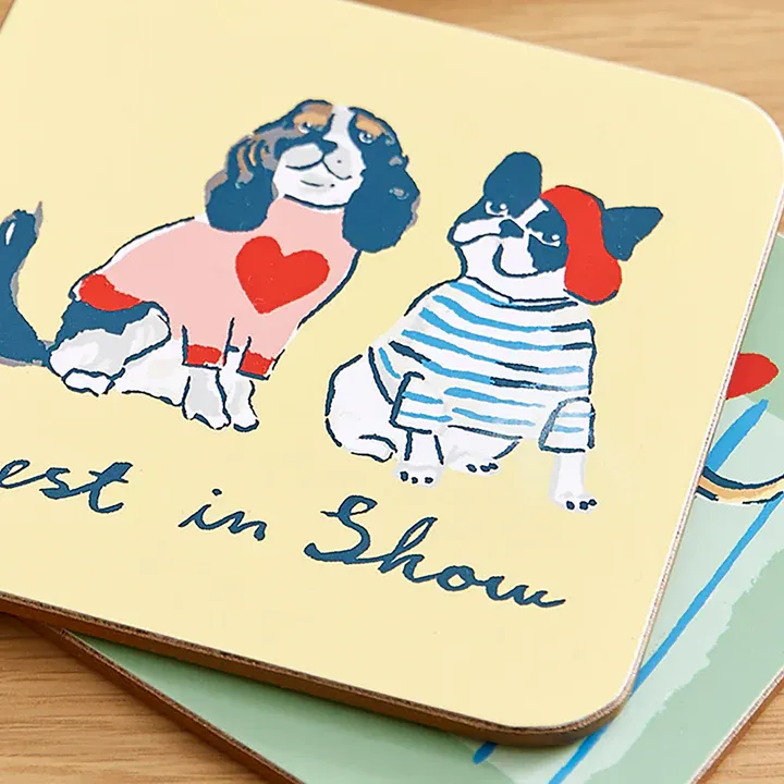 Posavasos Best In Show de paquete de 4 «Ulster Weavers» - Imagen 3