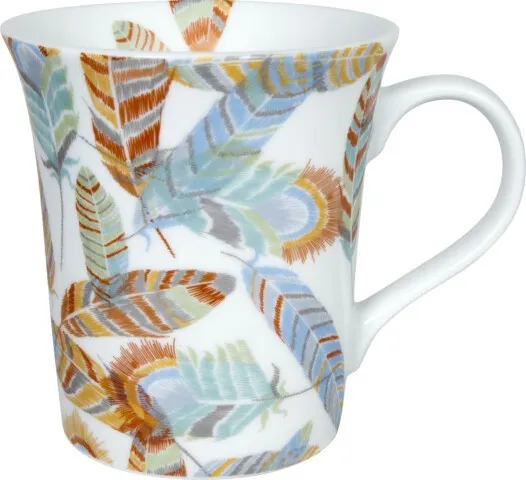 Taza brillante plumas 410 ml. «KÖNITZ»