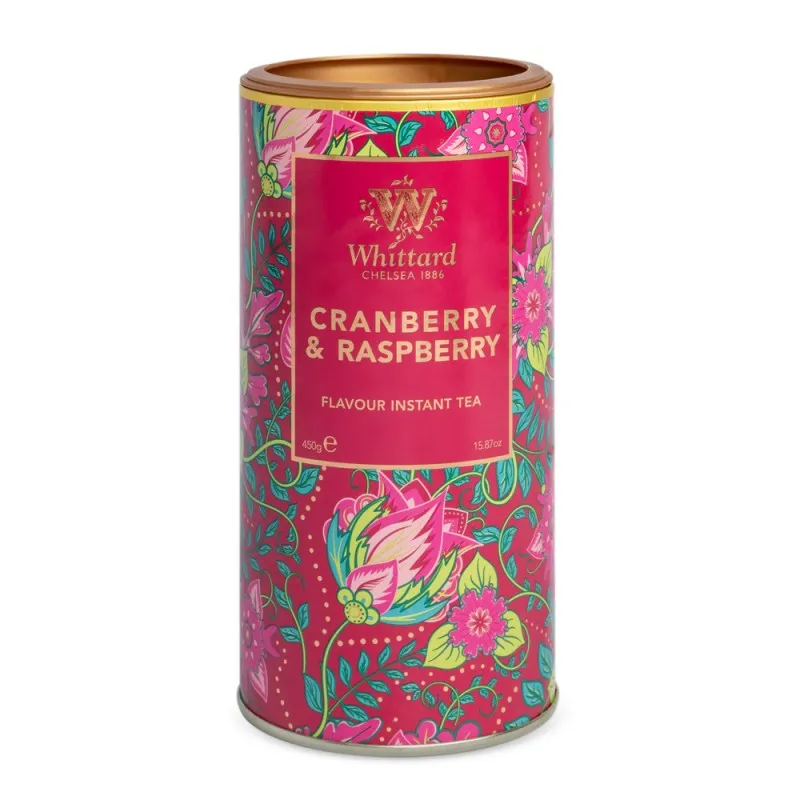 Té Instantáneo con Sabor a Arándanos y Frambuesas ’22 tazas’ 450gr. «Whittard»