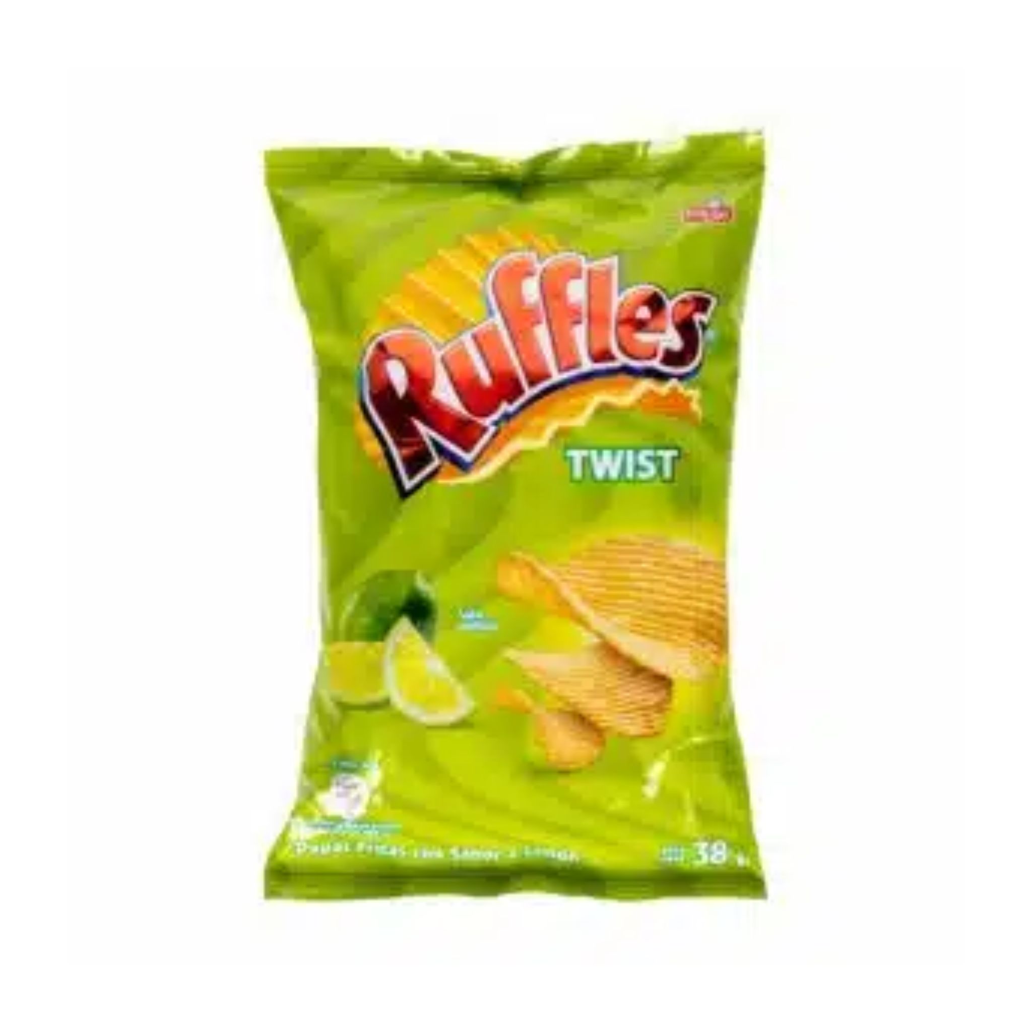 PAPA RUFFLES TWIST LIMON 42GX60X1