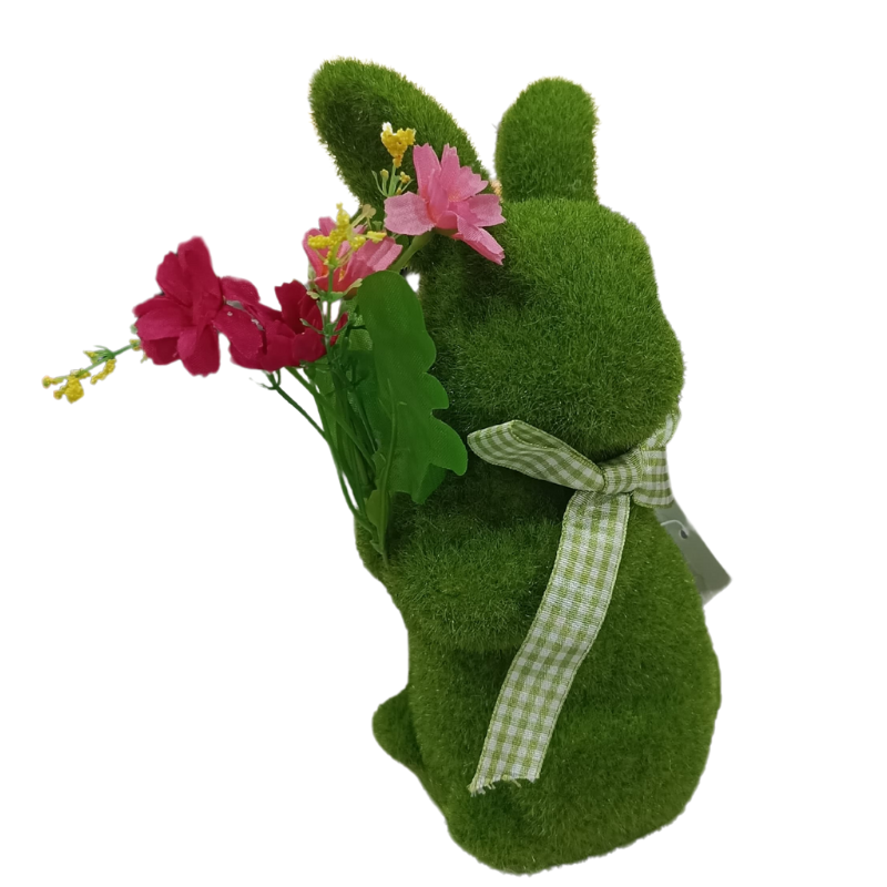 DECORACION CONEJO VERDE
