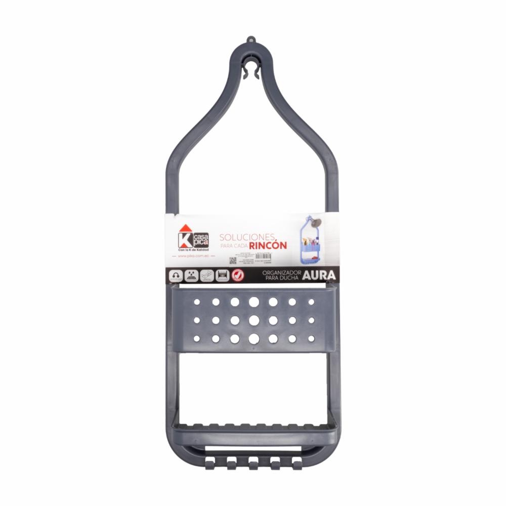 ORGANIZADOR PARA DUCHA AURA GRIS