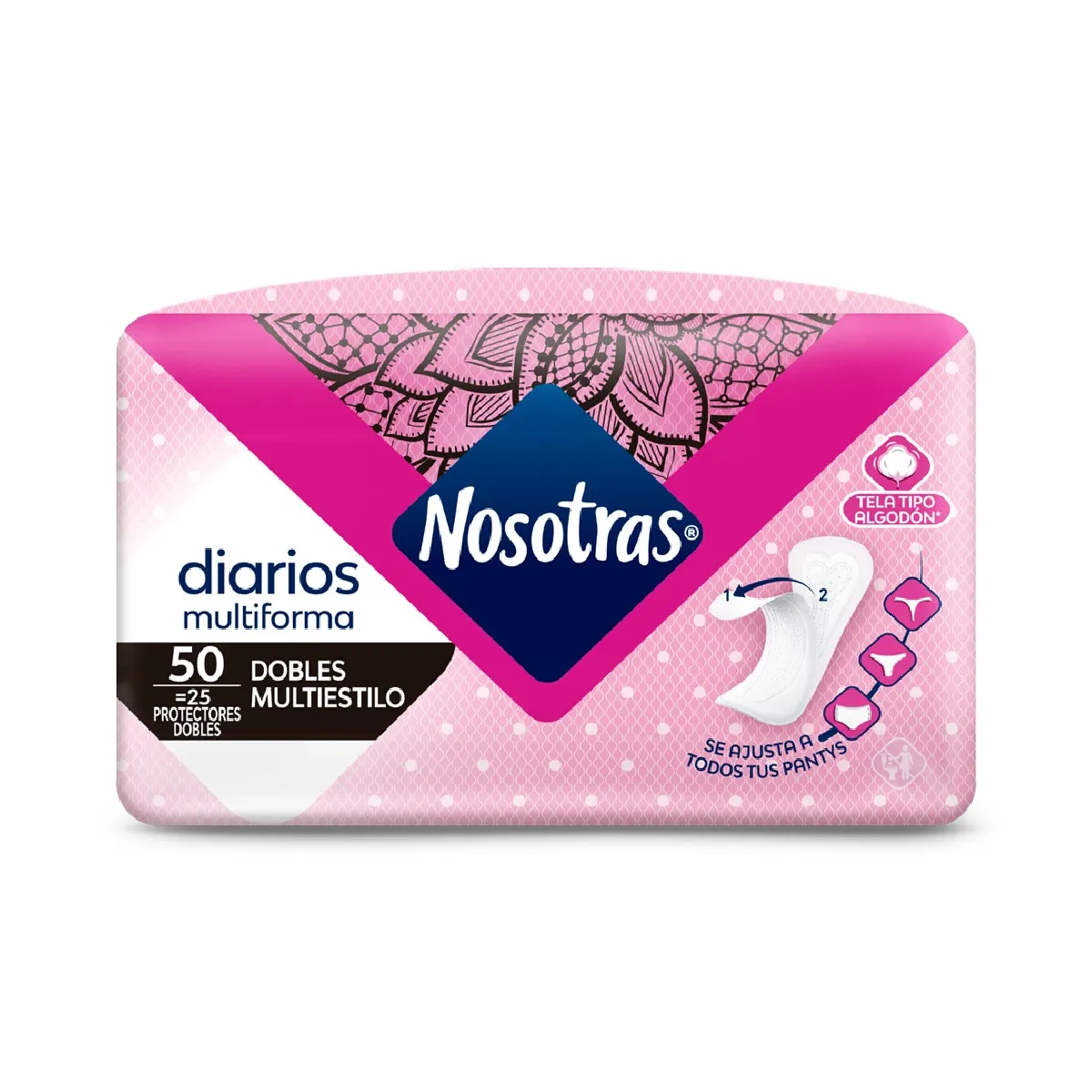 PROT. DIARIO DOBLES MULTIESTILO X25UDS