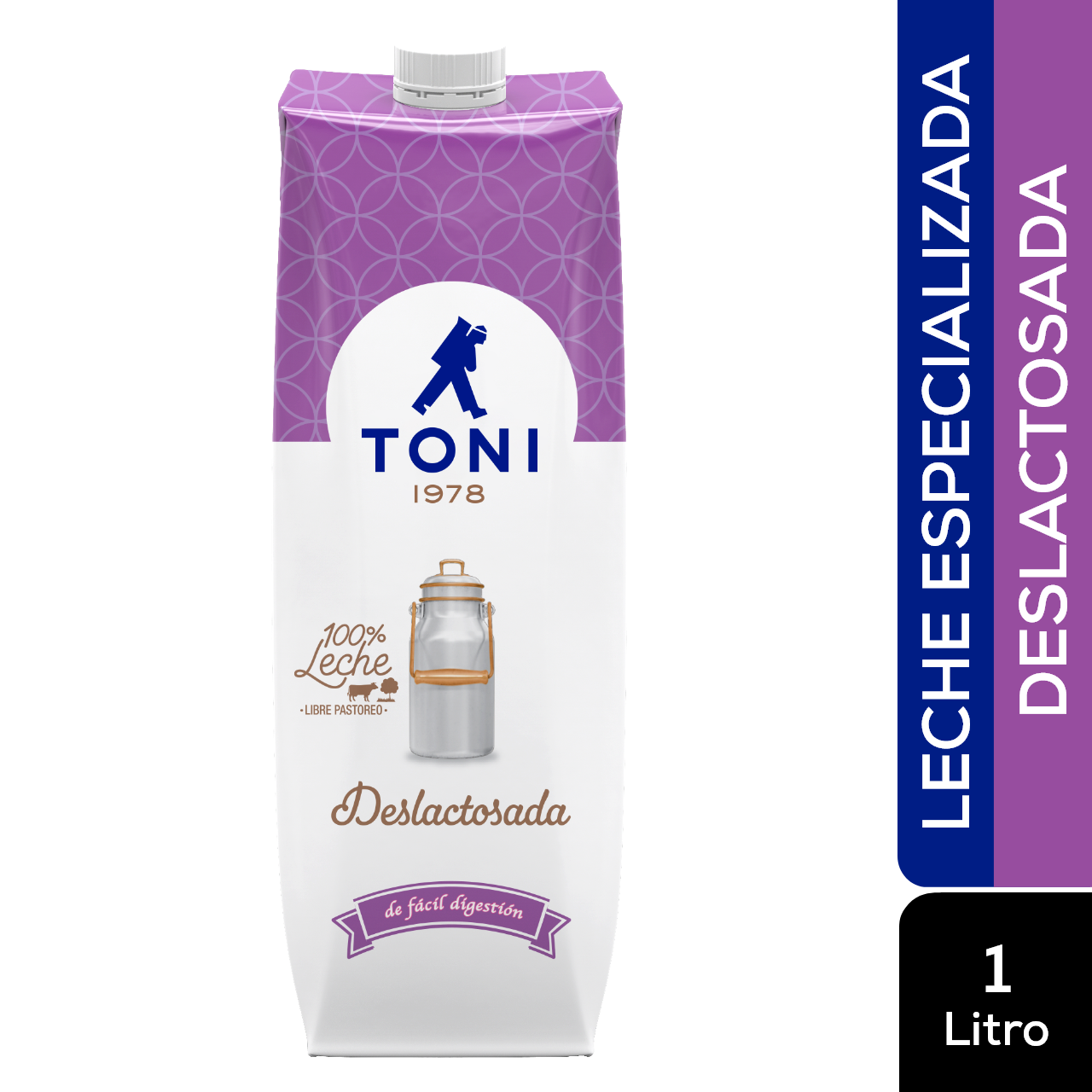 LECHE TONI TPK DESLACTOSADA 1L
