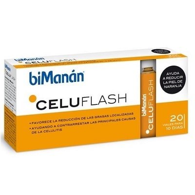 Bimanan Celuflash Piel Lisa y Firme, 20 Viales