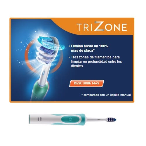 Oral-B Cepillo Eléctrico Vitality TriZone