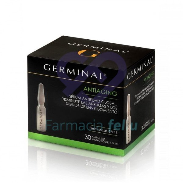 Germinal Antiaging Pieles Secas, 30 Ampollas