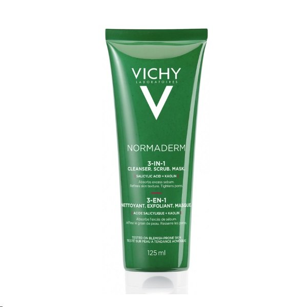 Vichy Normaderm Limpiador 3 en 1, 125ml