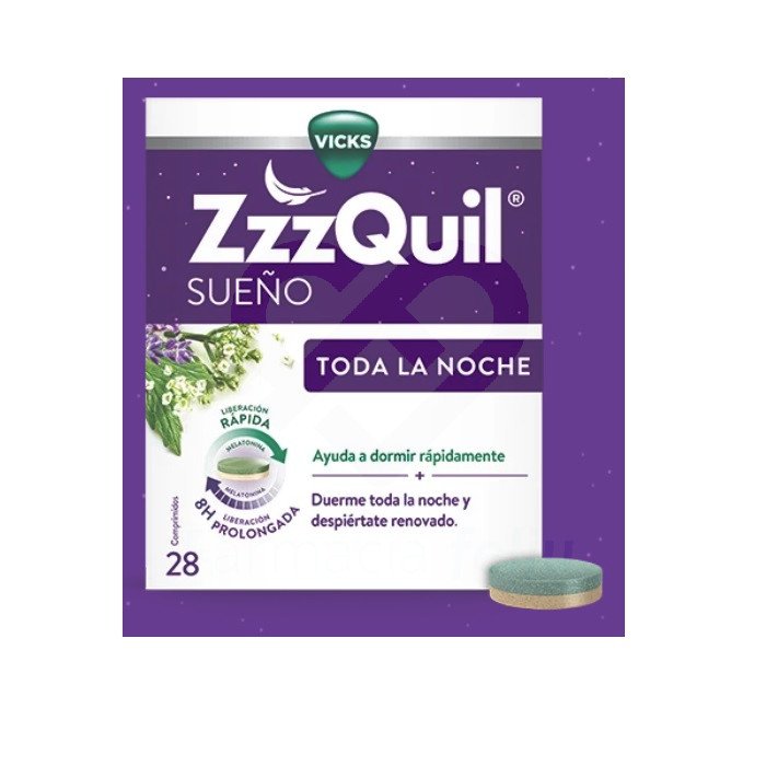 ZzzQuil Sueño Toda La Noche, 28 Comprimidos