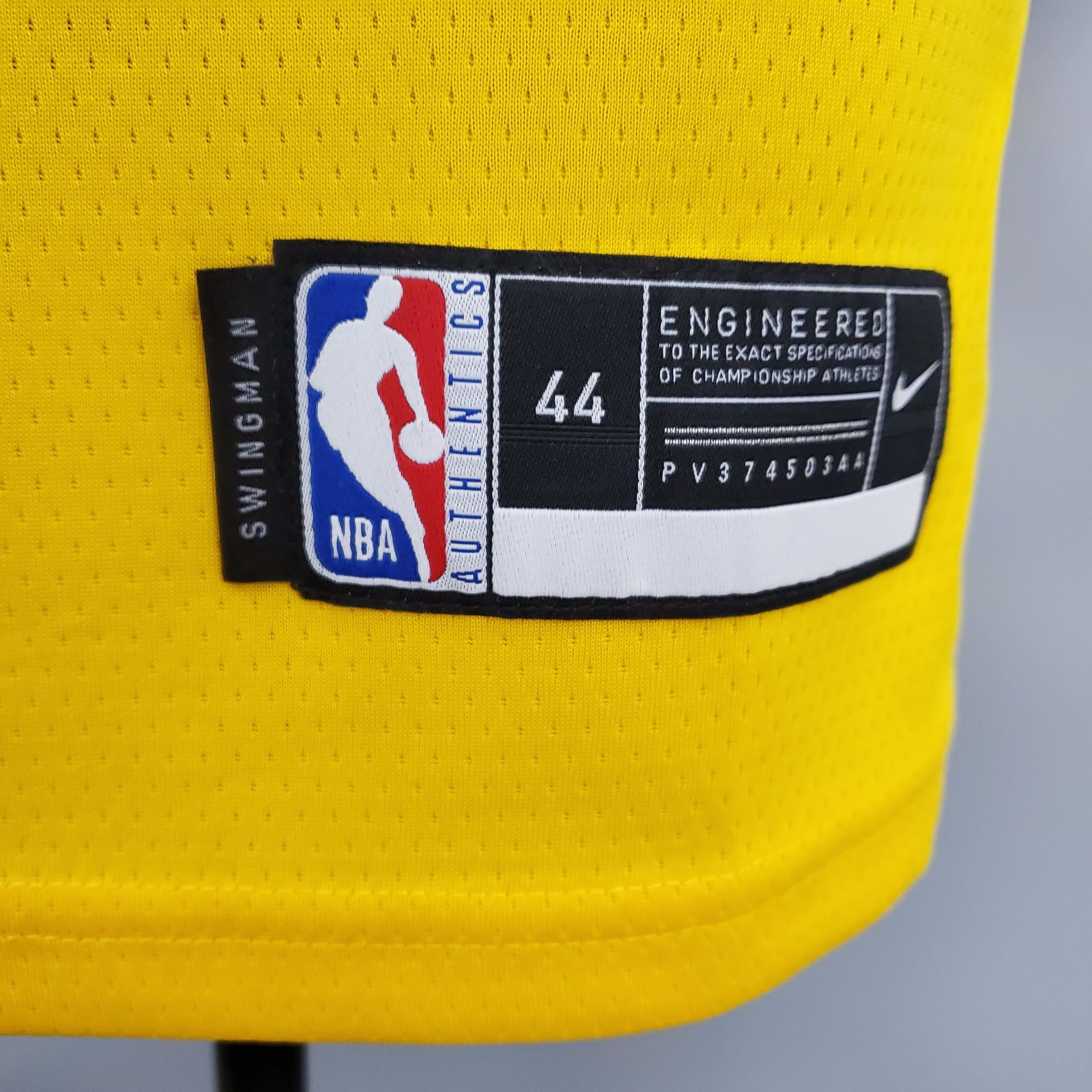 Camiseta Los Angeles Lakers Rondo #4 Edition Round Neck Yellow - Imagen 5