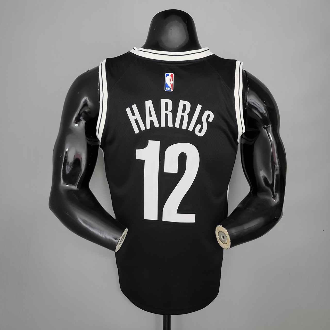 Camiseta Brooklyn Nets Harris #12 Black - Imagen 8