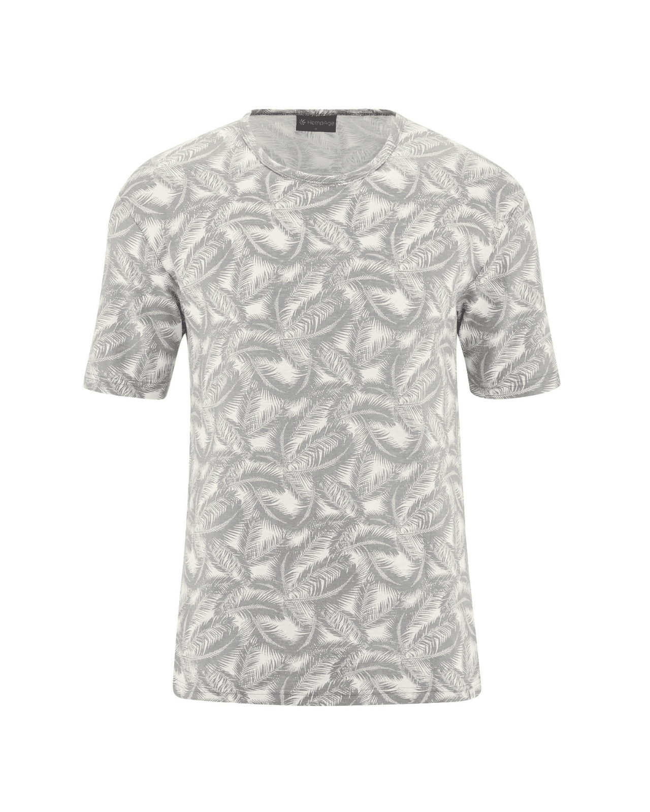 Camiseta de cáñamo y algodón orgánico, estampado palmera - Imagen 4