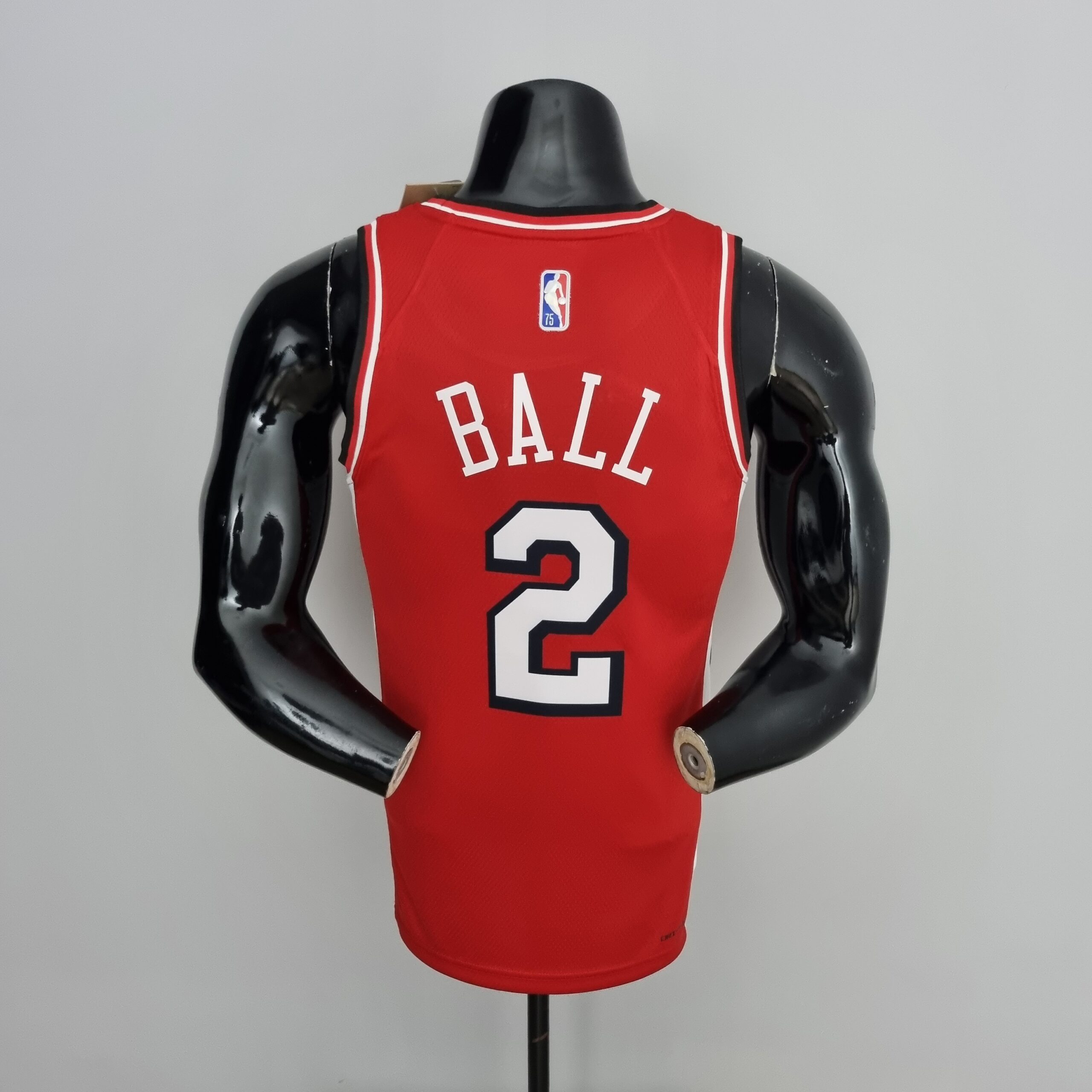 Camiseta Chicago Bulls Ball #2 City Edition Red - Imagen 3