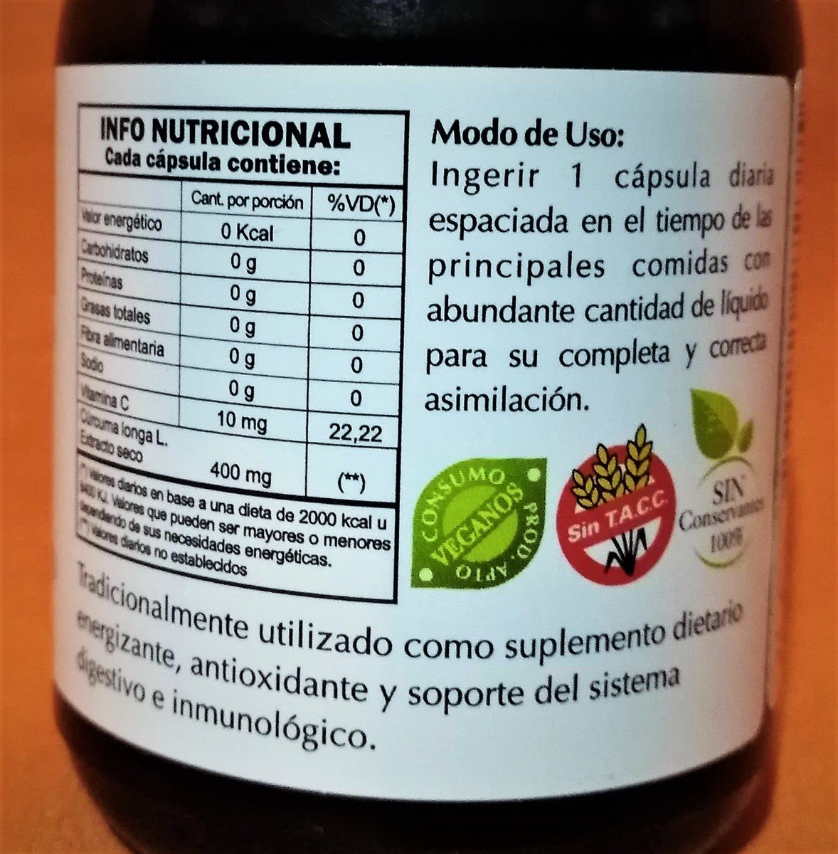 CURCUMA X 50 CAP – NATIER - Imagen 4