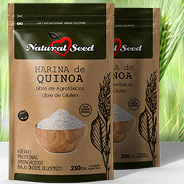 HARINA DE QUINOA 250GR NATURAL SEED - Imagen 2