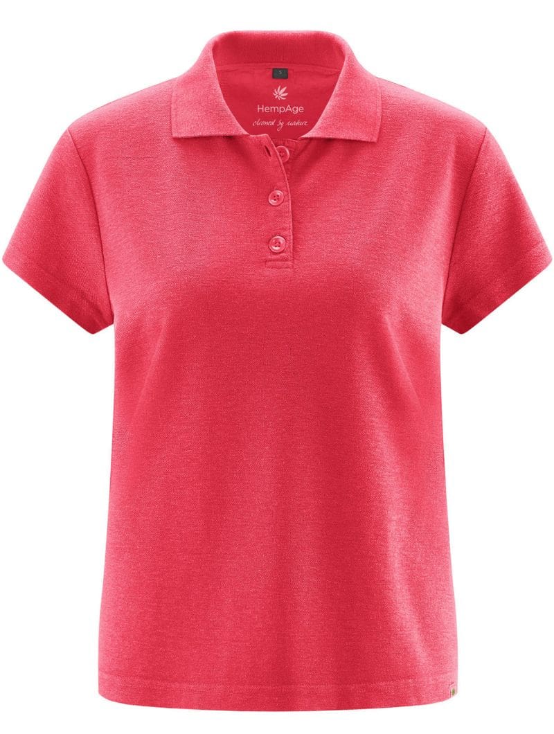 Polo clásico mujer de cáñamo y algodón orgánico - Imagen 6