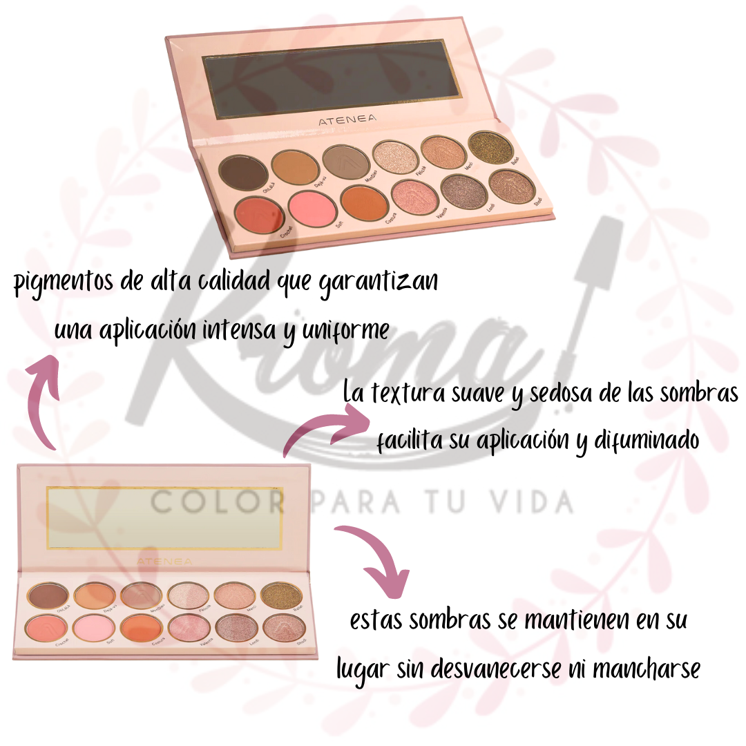 Paleta de Sombras Sublime Atenea Profesional - Imagen 2