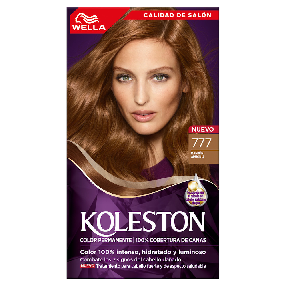 Tinte para Cabello KOLESTON Kit Marrón Armonia #777