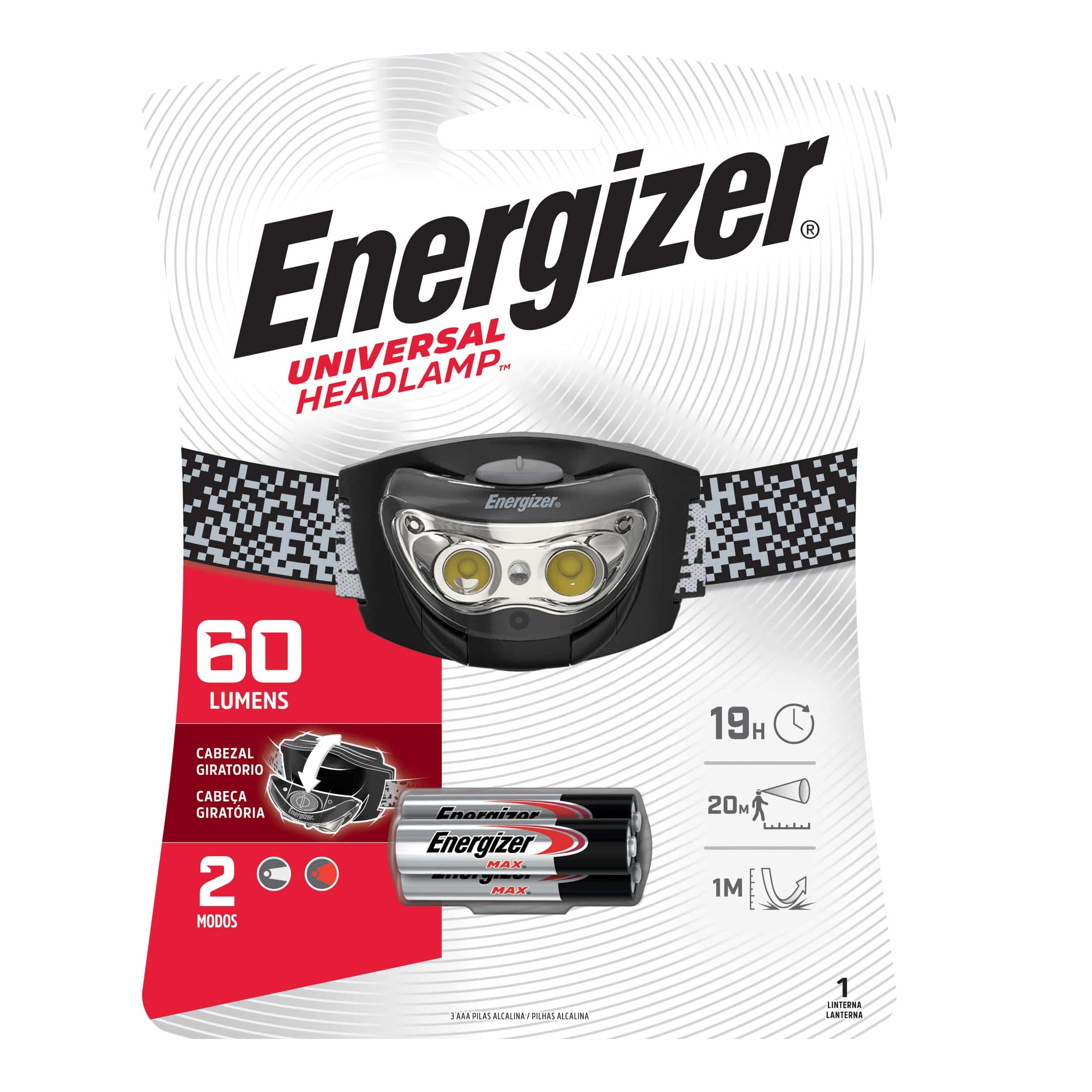Linterna Led ENERGIZER 60 Lum Manos libres