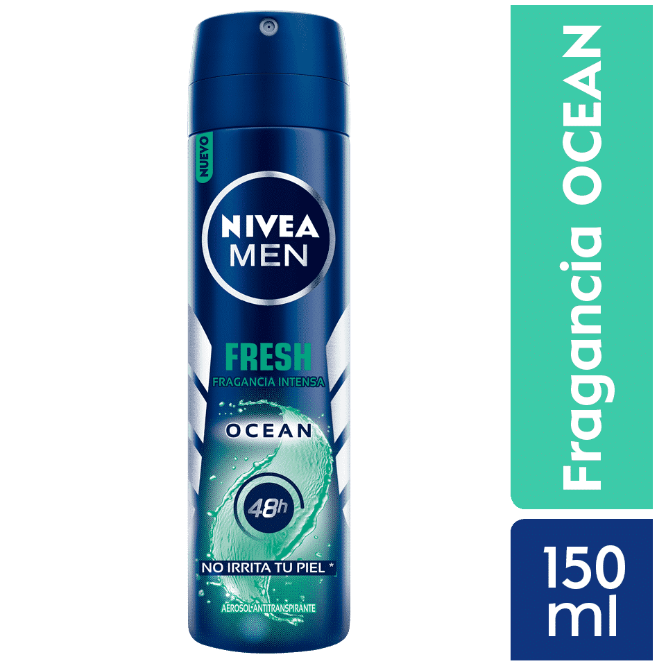 Antitranspirante NIVEA Deo Fresh Ocean Spray para Hombre 150ml