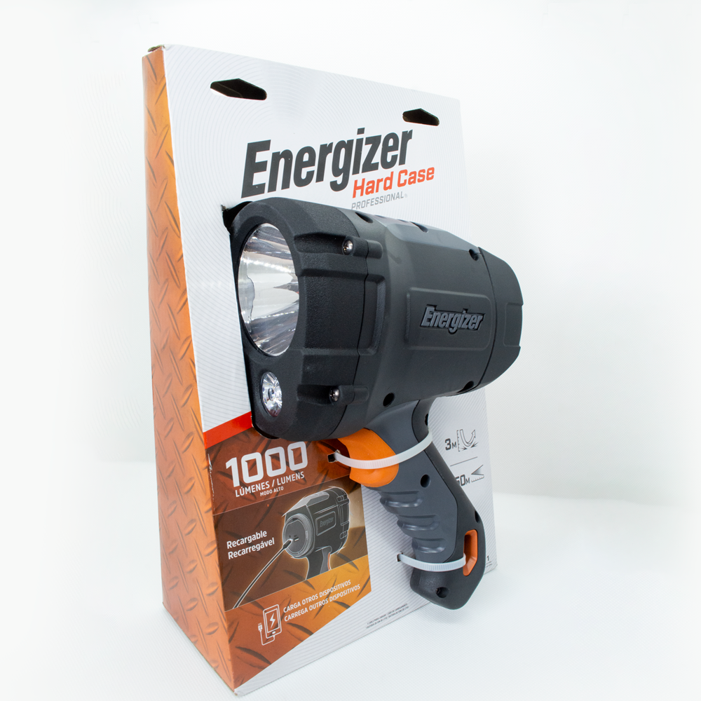 Linterna Energizer Hard Case Recargable 1000 LUM