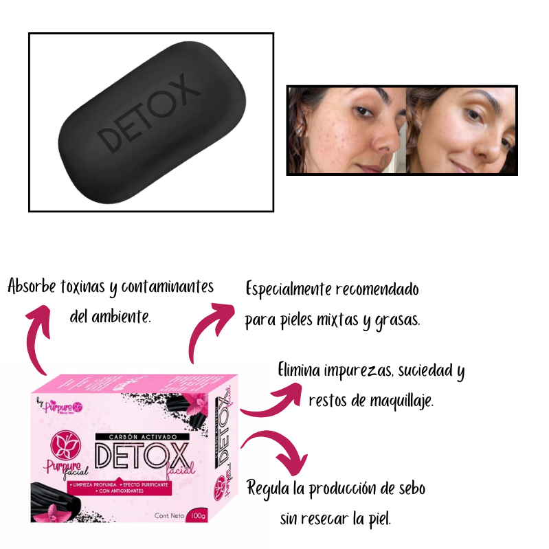 Jabón de Carbon activado Purpure - Imagen 3