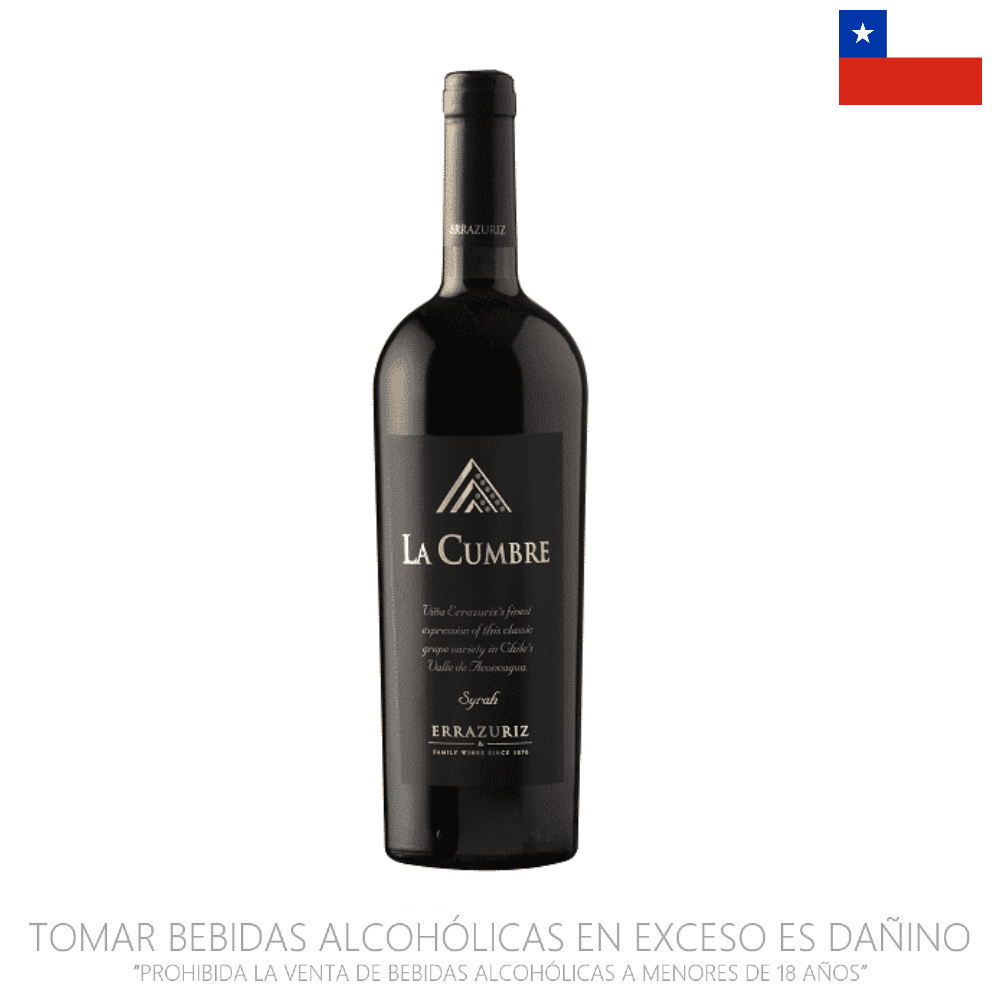 Vino Tinto Syrah Errazuriz La Cumbre x 750ml