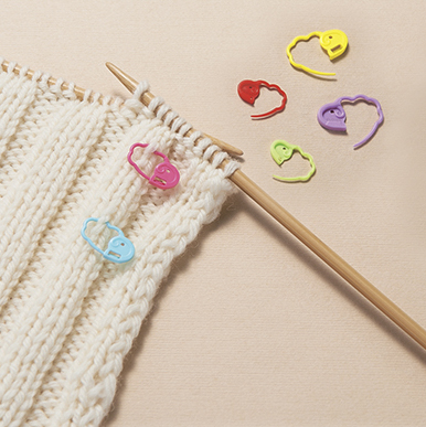 Marcadores de crochet y punto oveja Clover - Imagen 2