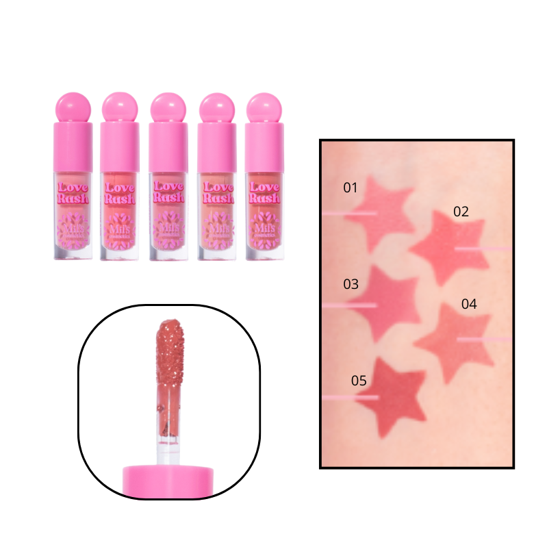 Rubor liquido mini Love rush Miis cosmetics - Imagen 2