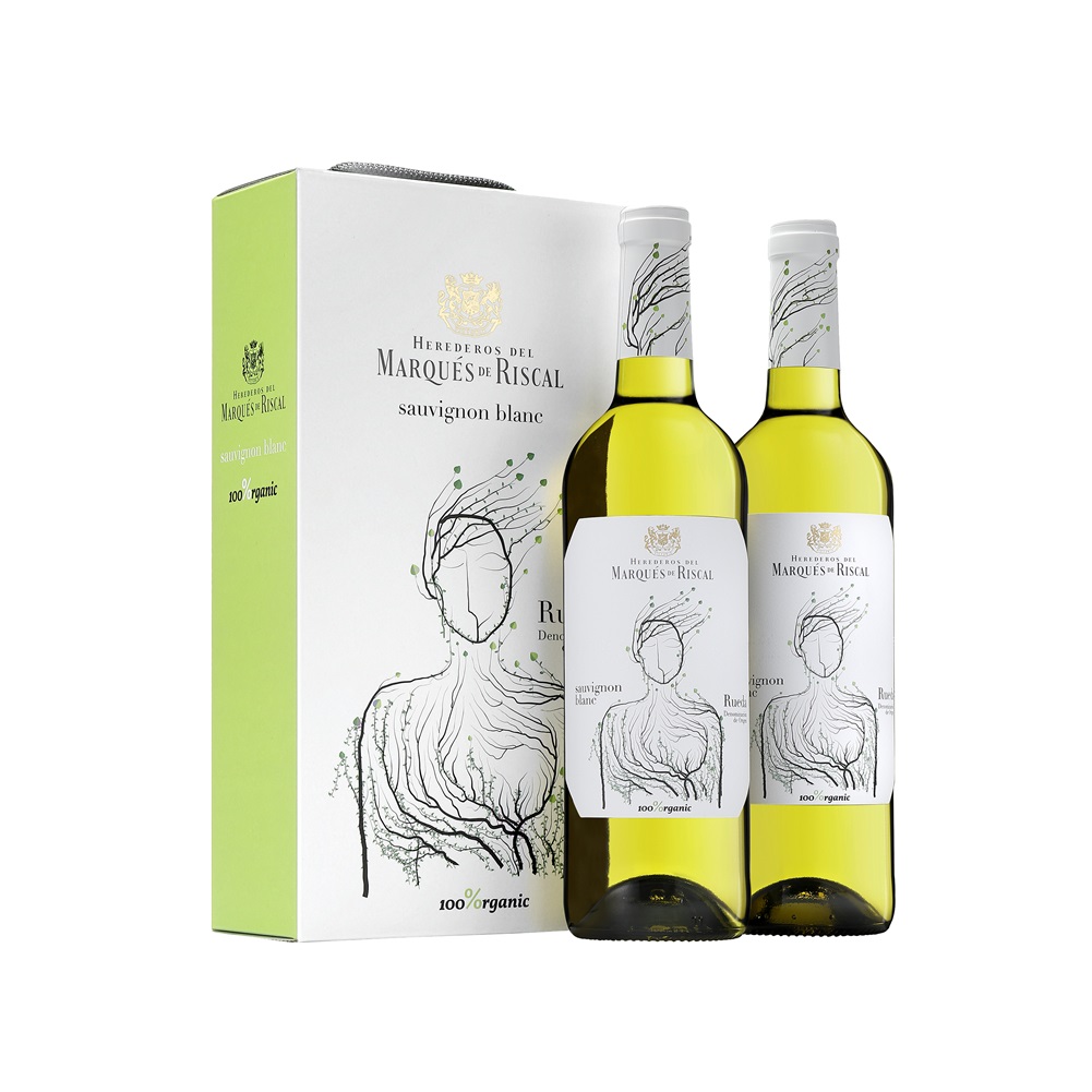 Vino Blanco Sauvignon Blanc Marques de Riscal Orgánico X2Bot