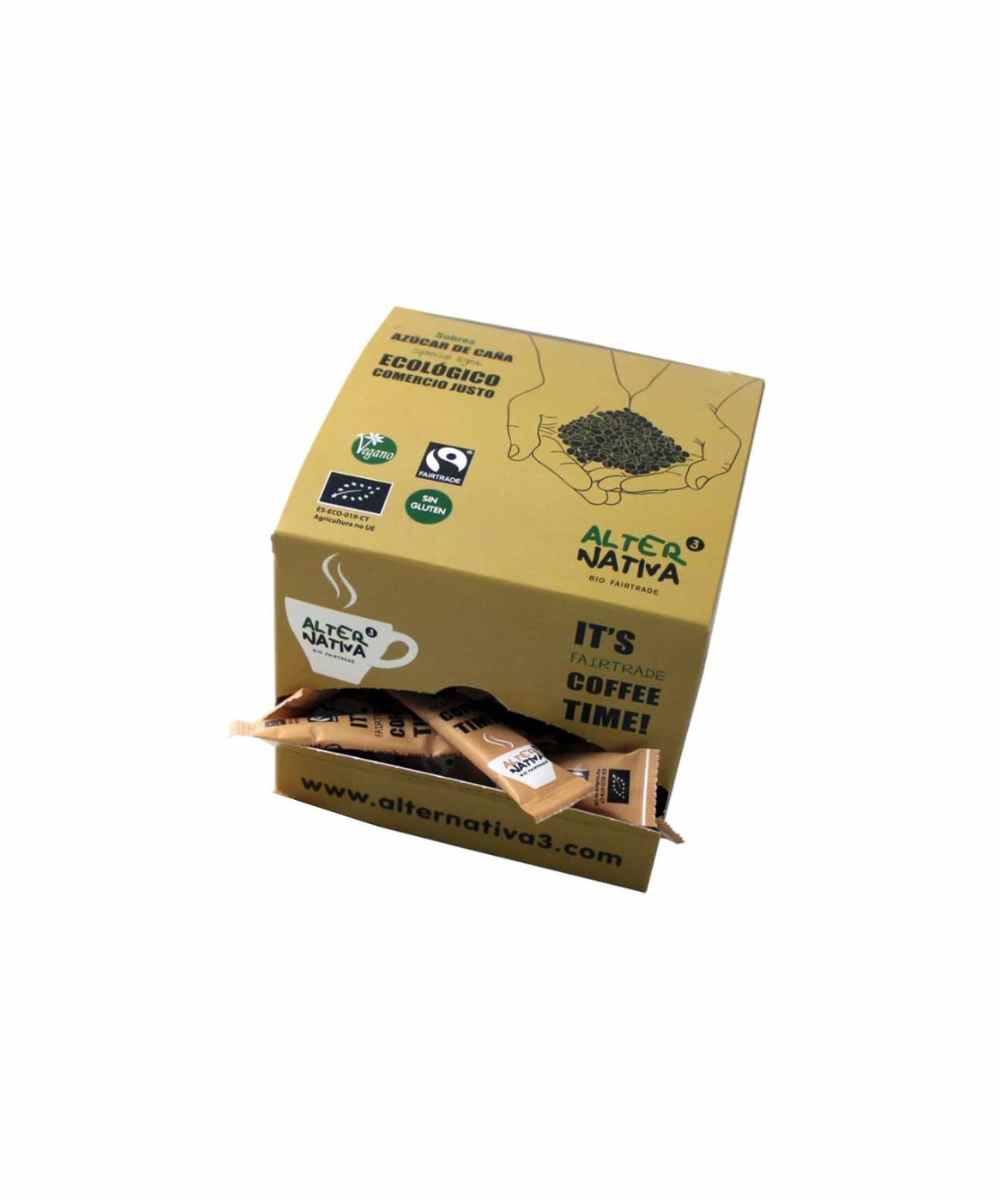 Azucarillos de caña Golden Ligth BIO Fairtrade 300g Alternativa3