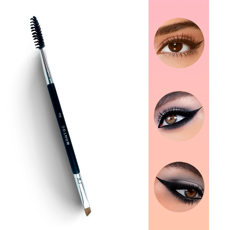 Brocha Doble para cejas profesional Montoc - Imagen 3