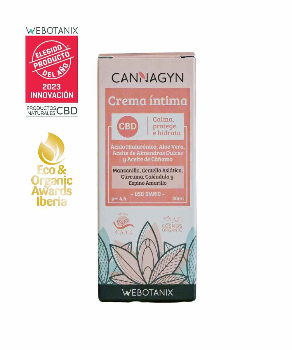Crema íntima Cannagyn ECO 30ml WeBotanix