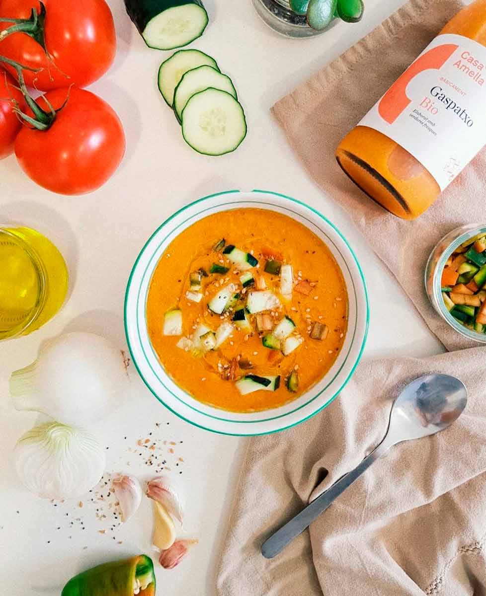 Gazpacho BIO Casa Amella 490ml - Imagen 2