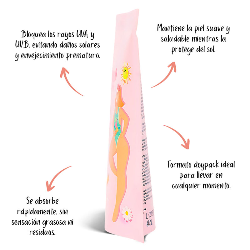 Sachet Protector solar waterproof Trendy - Imagen 2