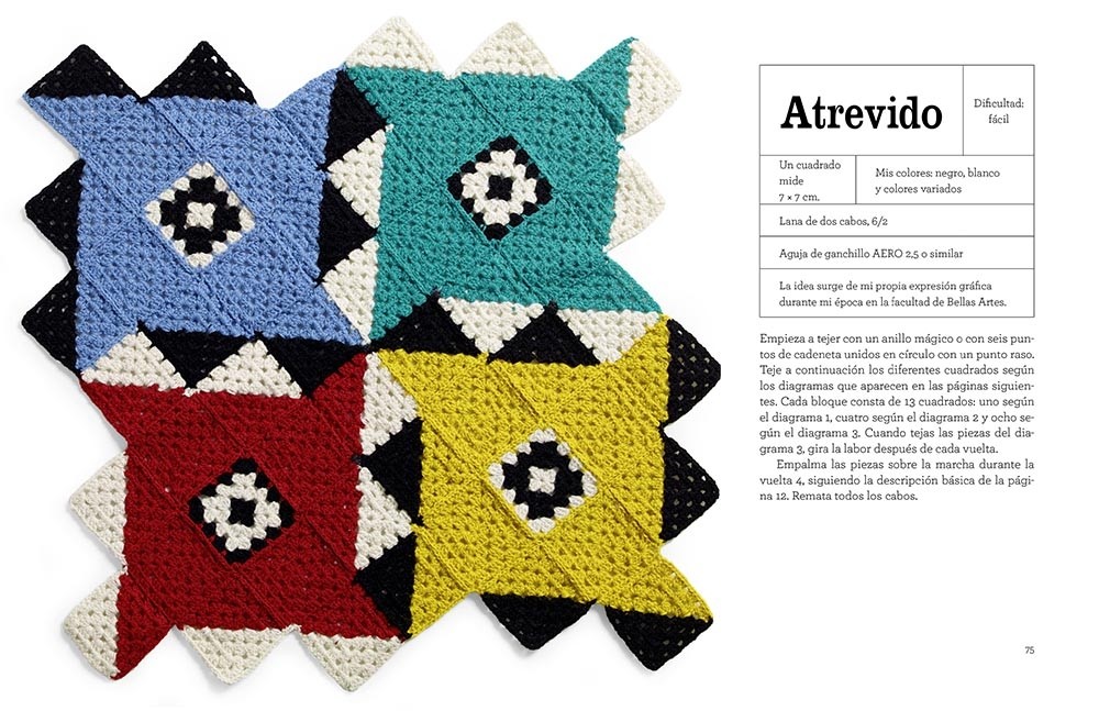 Granny Squares contemporáneos. 20 cuadrados de crochet de inspiración nórdica - Imagen 4